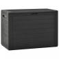 Preview: ARDEBO.de - Gartenbox Anthrazit 78x44x55 cm