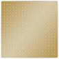 Preview: Regenbrause Edelstahl 50x50 cm Quadrat Golden