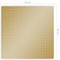 Preview: Regenbrause Edelstahl 50x50 cm Quadrat Golden