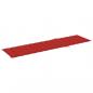 Preview: Sonnenliegen-Auflage Rot 200x50x3 cm Oxford-Gewebe