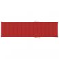 Preview: Sonnenliegen-Auflage Rot 200x50x3 cm Oxford-Gewebe