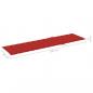 Preview: Sonnenliegen-Auflage Rot 200x50x3 cm Oxford-Gewebe