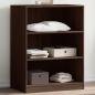 Preview: ARDEBO.de - Kleiderschrank Braun Eichen-Optik 77x48x102 cm Holzwerkstoff