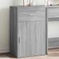 Preview: ARDEBO.de - Beistellschrank Grau Sonoma 56,5x39x90 cm Holzwerkstoff