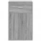 Preview: Beistellschrank Grau Sonoma 56,5x39x90 cm Holzwerkstoff