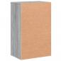 Preview: Beistellschrank Grau Sonoma 56,5x39x90 cm Holzwerkstoff