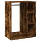 Preview: Kleiderschrank Betongrau 77x48x102 cm Holzwerkstoff