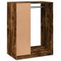 Preview: Kleiderschrank Betongrau 77x48x102 cm Holzwerkstoff