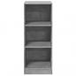 Preview: Kleiderschrank Betongrau 48x41x102 cm Holzwerkstoff