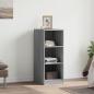 Preview: Kleiderschrank Grau Sonoma 48x41x102 cm Holzwerkstoff