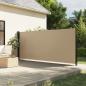 Preview: ARDEBO.de - Seitenmarkise Ausziehbar Beige 180x600 cm