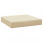 Preview: Palettenkissen Beige 60x60x8 cm Oxford-Gewebe