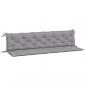 Preview: Gartenbank-Auflagen 2 Stk. Grau 200x50x7 cm Oxford-Gewebe