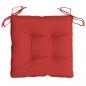 Preview: Stuhlkissen 6 Stk. Rot 40x40x7 cm Oxford-Gewebe