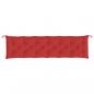 Preview: Gartenbank-Auflage Rot 200x50x7 cm Oxford-Gewebe