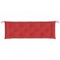 Preview: Gartenbank-Auflagen 2 Stk. Rot 150x50x7 cm Oxford-Gewebe