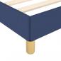 Preview: Bettgestell Blau 120x190 cm Stoff