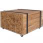 Preview: ARDEBO.de - Beistelltisch Teak 60x60x38 cm