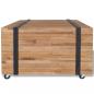 Preview: Beistelltisch Teak 60x60x38 cm