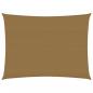 Preview: ARDEBO.de - Sonnensegel 160 g/m² Taupe 3x4,5 m HDPE