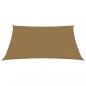 Preview: Sonnensegel 160 g/m² Taupe 3x4,5 m HDPE