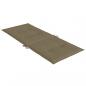 Preview: Hochlehner-Auflagen 2 Stk. Melange Taupe 120x50x4 cm Stoff