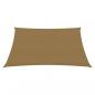 Preview: Sonnensegel 160 g/m² Taupe 4,5x4,5 m HDPE