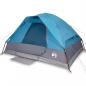 Preview: Kuppel-Campingzelt 4 Personen Blau Wasserdicht