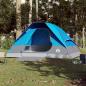 Preview: Kuppel-Campingzelt 4 Personen Blau Wasserdicht