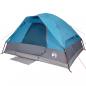 Preview: Kuppel-Campingzelt 4 Personen Blau Wasserdicht