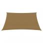 Preview: Sonnensegel 160 g/m² Taupe 4x4 m HDPE