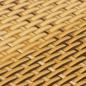 Preview: Balkon-Sichtschutz Hellbraun 500x100 cm Poly Rattan