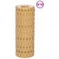 Preview: Balkon-Sichtschutze 10 Stk. Hellbraun 255x19 cm Poly Rattan