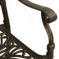 Preview: 3-tlg. Bistro-Set Bronzen Aluminiumguss