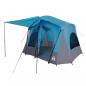 Preview: Campingzelt 5 Personen Blau Wasserdicht