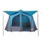 Preview: Campingzelt 5 Personen Blau Wasserdicht