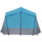 Preview: Campingzelt 5 Personen Blau Wasserdicht