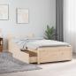 Preview: ARDEBO.de - Bett mit Schubladen 75x190 cm