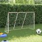 Preview: Fußballtor für Kinder mit Bällen 2-in-1 Weiß 184x64x124 cm