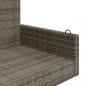 Preview: Hängebank Grau 119x56x48 cm Poly Rattan