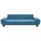 Preview: Hundebett Blau 100x54x33 cm Samt