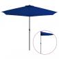 Preview: Balkon-Sonnenschirm Alu-Mast Blau 300x155x223cm Halbrund