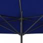 Preview: Balkon-Sonnenschirm Alu-Mast Blau 300x155x223cm Halbrund