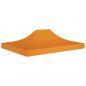 Preview: ARDEBO.de - Partyzelt-Dach 4,5x3 m Orange 270 g/m²