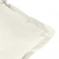 Preview: Niedriglehner-Auflagen 6 Stk. Melange Creme 100x50x7 cm Stoff