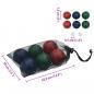 Preview: 8-tlg. Boccia-Spielset mit Tragetasche Massivholz Kiefer