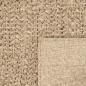 Preview: Teppich ZIZUR 200x200 cm Jute-Optik Indoor und Outdoor