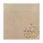 Preview: Teppich ZIZUR 240x240 cm Jute-Optik Indoor und Outdoor