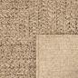 Preview: Teppich ZIZUR 240x240 cm Jute-Optik Indoor und Outdoor