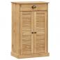 Preview: Schuhschrank VIGO 60x35x96 cm Massivholz Kiefer